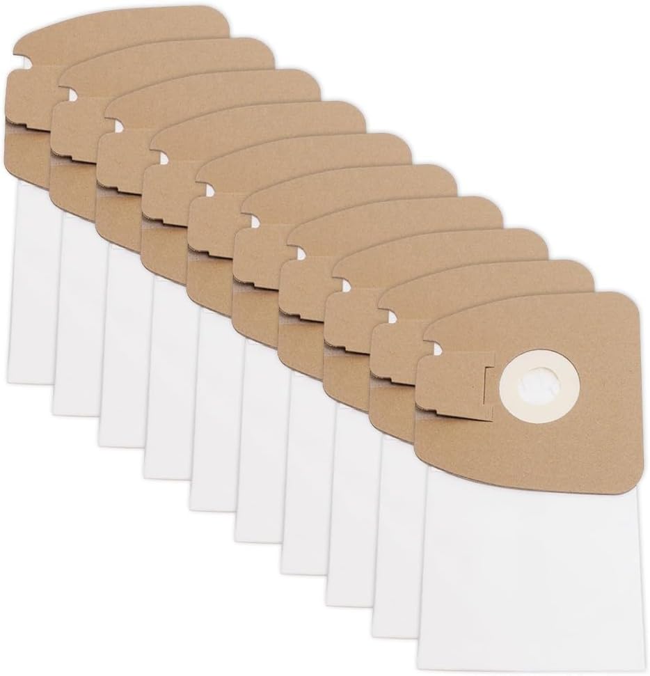 Replacement MM Vacuum Bags Compatible with For Eureka For Mighty Mite 3670/3680 Series Canisters and For Sanitaire S3681/SC3683 Vacuum Cleaners, Dual-Layer(10 PACK)