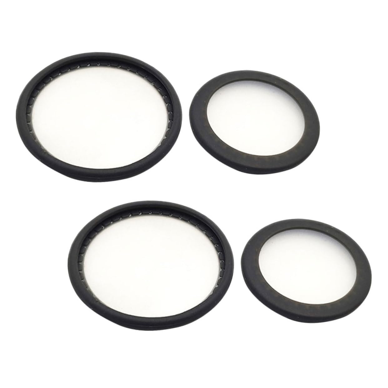 8 Sätze Stethoskopmembran Glocke Für Zubehör Teile -zwerchfellersatz Kardiologie Ersatzmembran Für -membranabdeckung Black Pvc