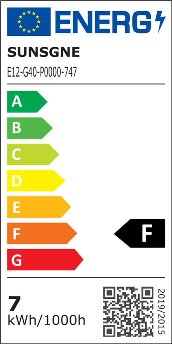 Lampadine di ricambio per illuminazione esterna, G40, 25 pezzi, E12, IP44, UL, bianco caldo per illuminazione terrazzo, decorazione per feste, matrimoni, 7 W, 220 V-240 V
