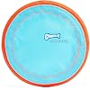 Chuckit Paraflight Flying Disc Dog Toy Water Floating Flyer Durable Nylon Construction with Soft Rubber Edges For Small and Medium Dogs Size Small 675 L x 675 W Pack of 1