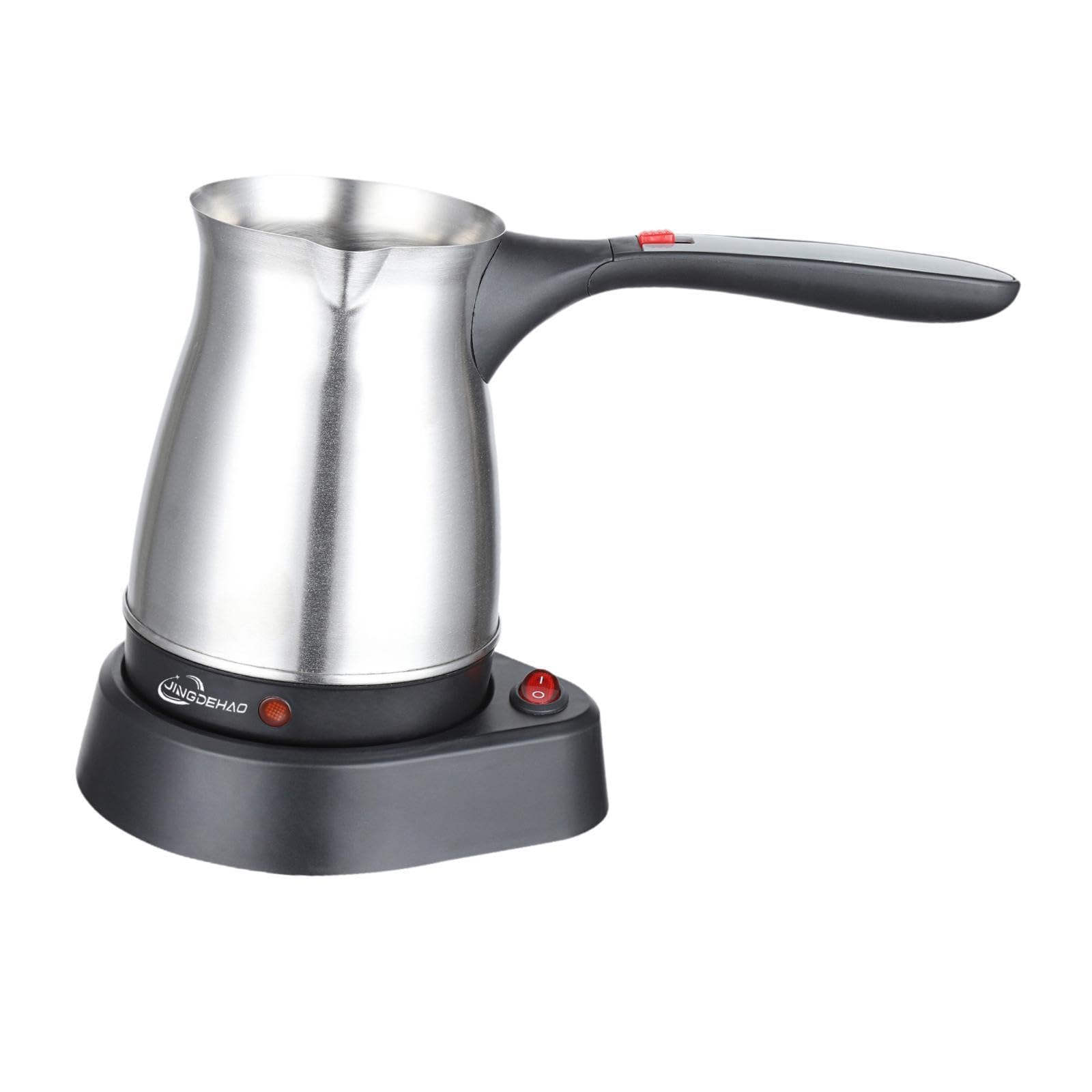 Bothyi Electric Turkish Coffee Pot,Teapot Stainless Steel 500ml Water Kettle,Coffee Kettle for Household,Restaurant,Bar,Outdoor Cafe, Style C