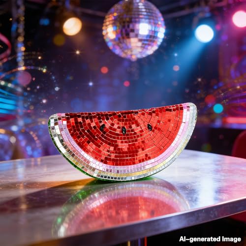 Estatua Decorativa Disco Sandía con Mosaico Espejado miniatura 5