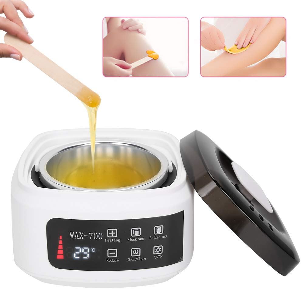 Wachswärmer 500 ml Home Waxing Heater Automatische Temperaturregelung Elektrische Haarentfernung Wachsschmelzmaschine EU-Stecker