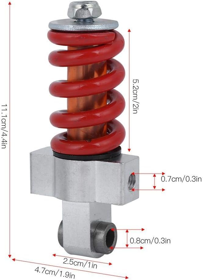 Fourche Avant 8 Pouces Pour Scooter Kugoo – Alliage Alu, Amortie, Trous Pré-percés