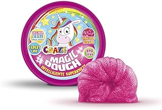Szał Magic Dough Inteligentne ciasto w 70g blaszki zestaw ciasta jednorożca Jednorożec Ciasto dziecięce różowe, różowe lub fioletowe - wstępny wybór niemożliwy - magiczne ciasto od 3 lat 58917
