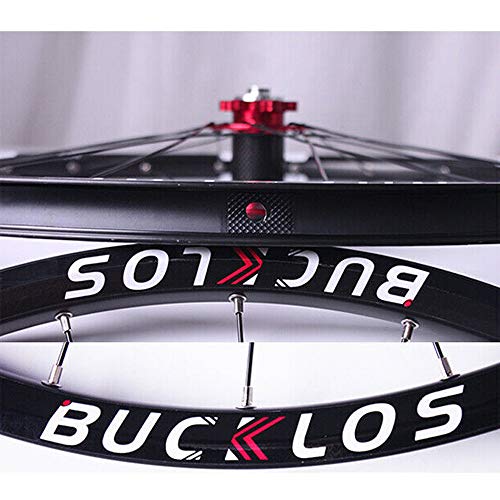image for BUCKLOS MTB Bicycle Wheelset Carbon Hub, 26 27.5 29 inch Mountain Bike
