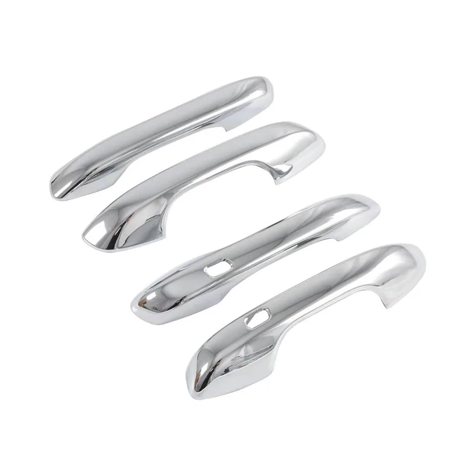 Asddllnn Silver Chrome A Exterior Sliding Door Handle For Kia For Sorento Mq4 2020-2023 Car Carbon Fiber Exterior Door Handle Bowl Moulding Cover Trim Sticker Decor(Silver Chrome A)