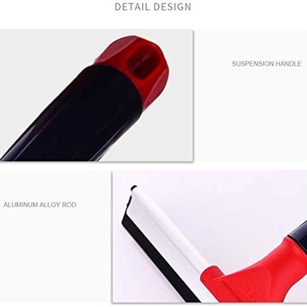 Floor Wiper-Heavy Duty Floor Squeegee Long Handle for Washing and Drying Tile Glass Marble and Wood Surfaces(35cm)