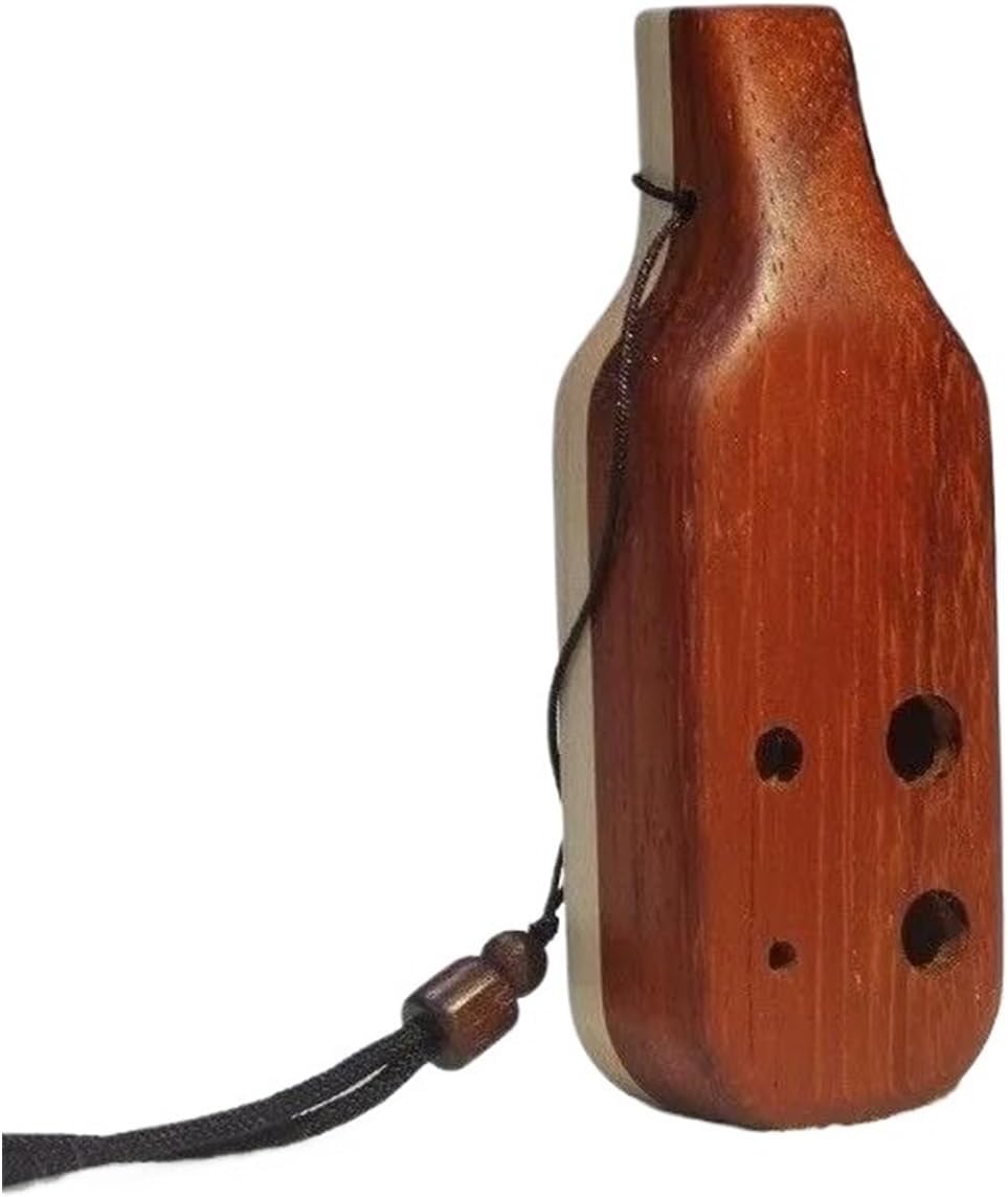 6穴オカリナ 木製 手持ち ポータブル 管楽器 初心者向け オカリナ楽器