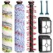 DEKIRU Compatible with Bissell Crosswave 1 Pack 2306 Multi-Surface Pet Brush Roll + 1 Pack 1934 Area Rug Brush Roll + 1 Pack Multi-Surface 1868 Brush Roll + 2 Pack 1866 Vacuum Filter Replacement Kit