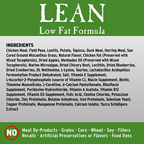 Annamaet Grain-Free Lean Reduced Fat Formula Dry Dog Food, (Chicken & Duck), 25-Lb Bag #TOP2