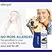Allerpet Single Solution 16 fl oz Bottle Dander Remover for Pets - Relieves Allergies - Bonus Mitt to Easily Apply Solution to Your Pet