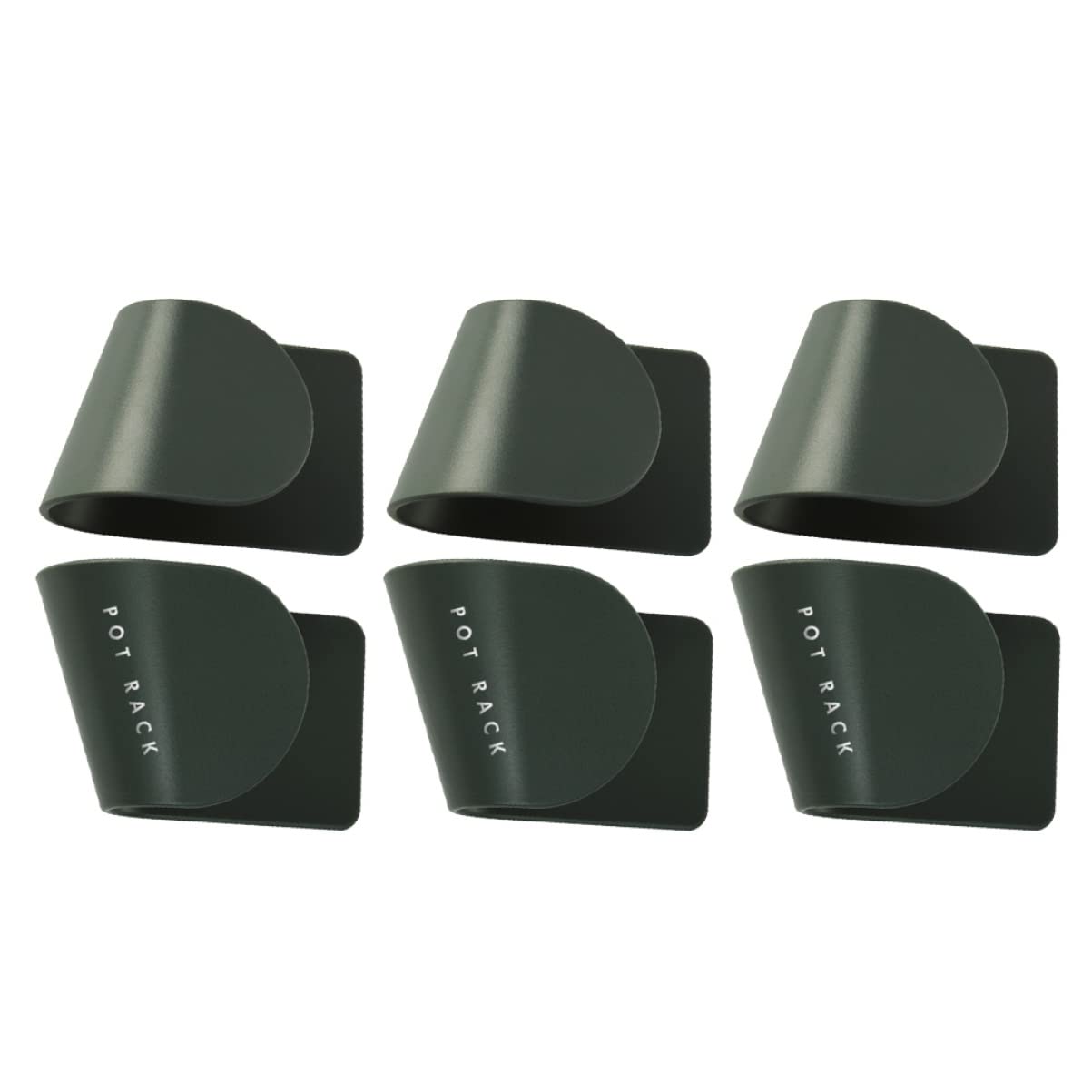 UPKOCH 9paare Wandmontierter Topfdeckelhalter Selbstklebend Verstellbar Platzsparend Für Küchenutensilien Ohne Bohren Stark Belastbar Elegantes Design Für Kleine Und Große Deckel