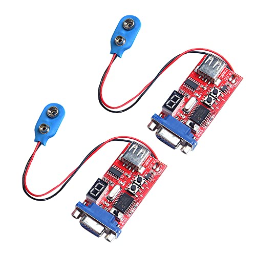 Comimark 2Pcs VGA Signal Generator LCD Display Tester 7V-12V Power Input