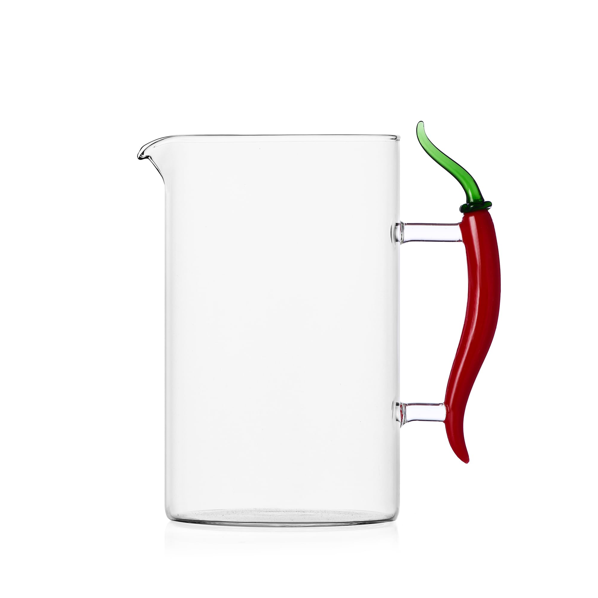 Ichendorf Milano Vegetables Collection Chilli Pitcher, 150 cl, Borosilicate Glass, Handmade