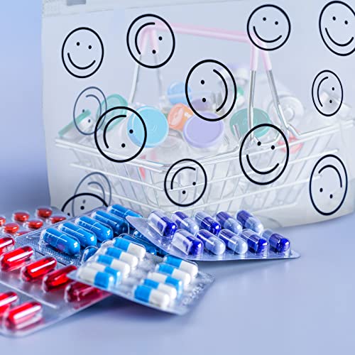 Silkfly 50 Pcs Clear Makeup Bags Bulk Cosmetic Bags with Zippers Travel Toiletry Pouch for Women Men Portable Waterproof PE Pouch Fit Airport Airline Compliant4