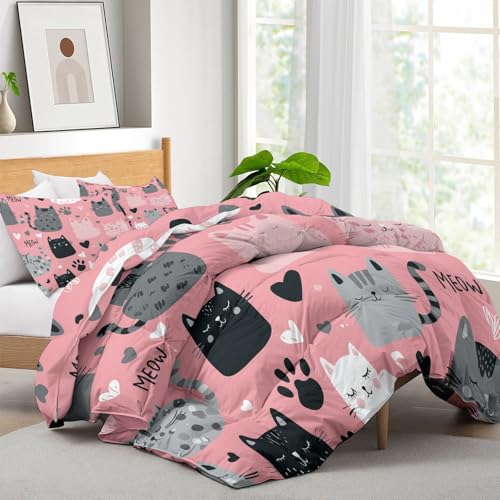 Housse de couette 220 x 240 cm facile à laver avec fermeture éclair - 3