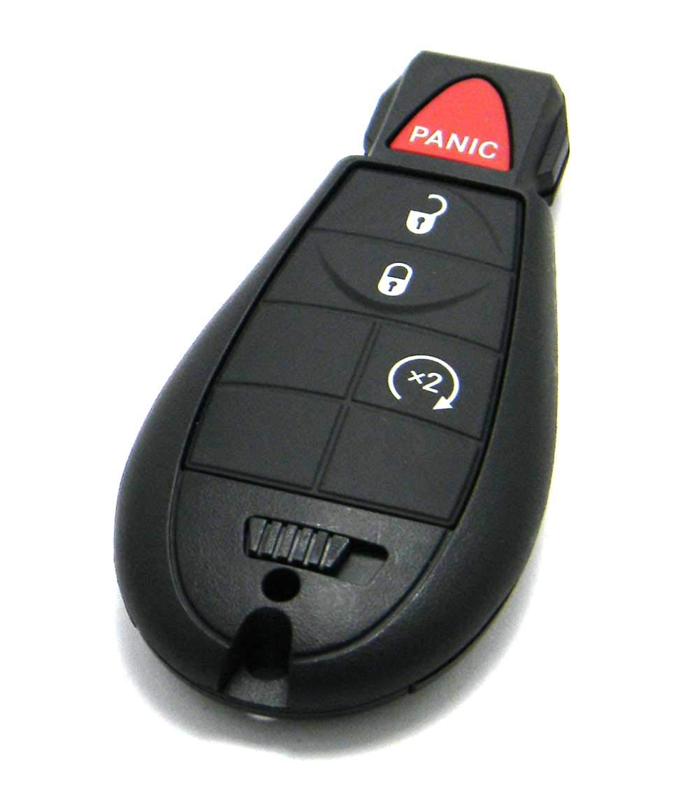 OEM Electronic 4-Button FOBIK Key Fob Remote Compatible with 2013-2023 RAM Truck (FCC ID: GQ4-53T, P/N: 56046955, 68508721)