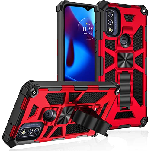Lokyoo for Moto G Pure 2021 /Moto G Power 2022 Case, Military Grade, Drop Tested Cover, Built-in Kickstand Compatible with Magnetic Car Mount, Protective Phone Case for Moto G Pure 2021