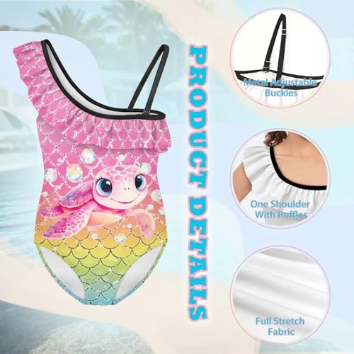 Image of Yzaoxia Girls One Piece Swimsuits Bathing Suit for Kids Swimwear 3-14Y