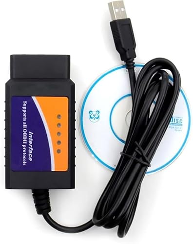 Alchiauto ELM 327 USB OBD2 V1.5 Diagnostic Cable Interface Scanner - 4