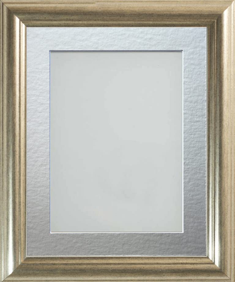 Frame Company Eldridge Silver 7x5 Frame, Silver Mount for 6x4 — image 1