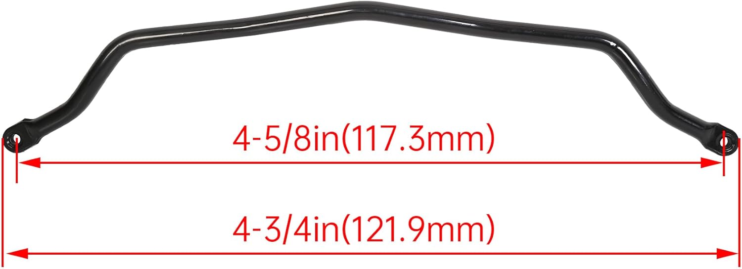ECOTRIC Front Suspension Stabilizer Bar Compatible With 1997-2016 Chevy/Pontiac/Buick Olds Replacement For 10257316 10257317 10284146 10287717 10287944 Stabilizer Sway Bar Bushing Kit Set