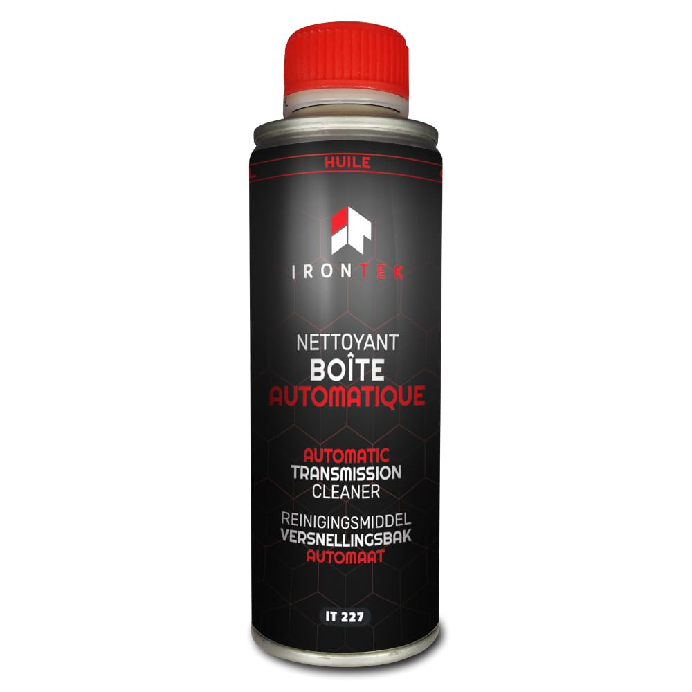 Nettoyant Avant Vidange Boîte Automatique 375ml - IRONTEK | IT227 | Additif ATF | Dissout Dépôts | Prolonge Durée Vie de la boîte