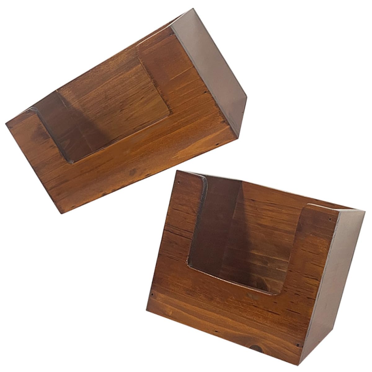 CALLARON Organizadores de Escritorio Caja de Almacenamiento de Madera Resistente a Rayaduras, Diseño Simple y para Cosméticos y Objetos Personales para Oficina o Sala