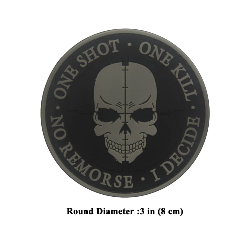 Amazon.com: AliPlus 2 PCS Skull PVC Patch, Tactical Morale