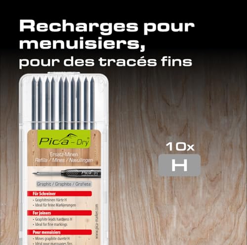Pica Set de mines spéciales 4050 I graphite H I pour Dry 3030 – vue 2