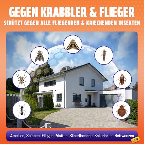 Universal Insektenspray 500ml – Insektenspray Wohnung gegen kriechende & fliegende Insekten – Ungezieferspray mit PT19 Wirkstoff – Effektiver Insektenvernichter Spray & Anti Insekten FUTUM