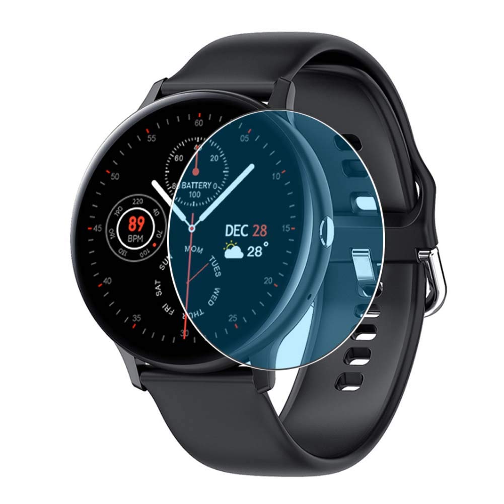 3 Pack Anti Blue Light Screen Protector Film, compatible with MOSOKI I11 1.3" Smartwatch Smart Watch TPU Guard （ Not Tempered Glass Protectors ） New