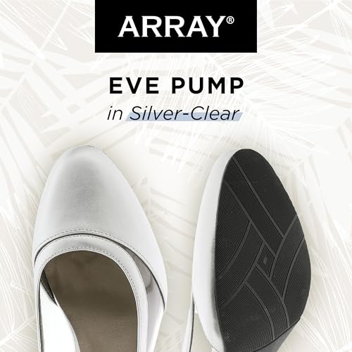 ARRAY Women's Eve Lucite Trim Low Heel Dress Pump2