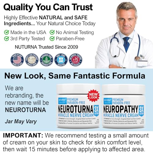 Neuropathy Nerve Relief Cream - Premium Nerve Cream 3X Action for Targeted Relief and Soothing Nerve Comfort - Maximum Strength with 4% Menthol Arnica MSM for Feet Hands Legs Toes & Back - Large 4 Oz - Image 8