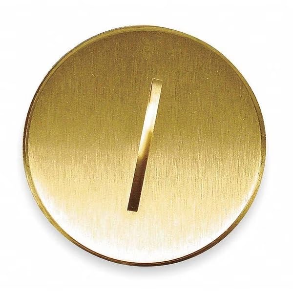 Floor Box Cover, Brass 2-1/8 in.