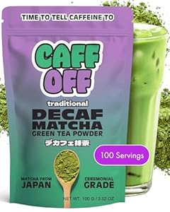 Caff Off Decaf Matcha Green Tea Powder