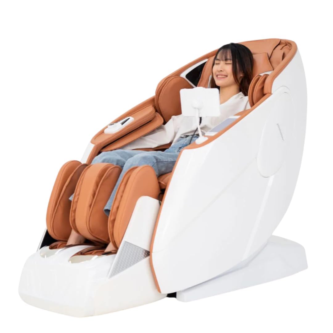 WellMore ComfortMax 5D Massage Chair - Zero Gravity Full Body Recliner with 32 Modes, SL Track, Heat Therapy & 5 Year Warranty (Grey Black)