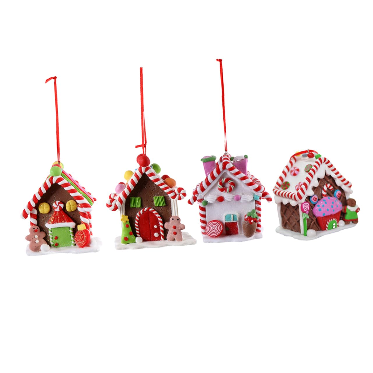Cabilock 4pcs House Decor Festive Adornment for Christmas Party Decorations Aesthetic Ornament for Room Bedroom Office for Friends Family