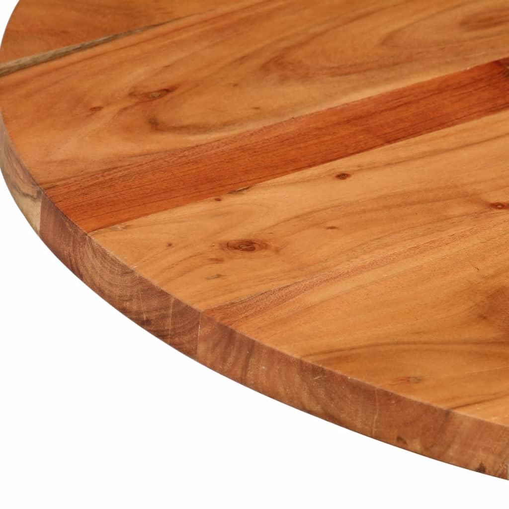 Möbel Wohnaccessoire Tischplatte Ø 80 x 3,8 cm rund Akazie Massivholz Möbel