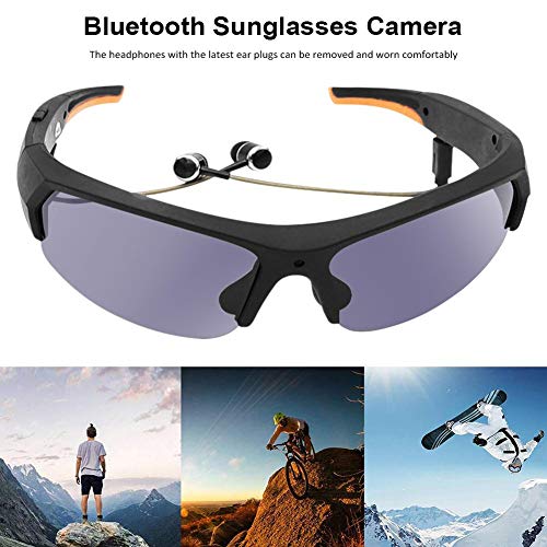 Rvest Kamera Brille,Brille Kamera,Bluetooth Sonnenbrillen Kamera Tragbare Bequeme Sportkamera 1080P HD Video Recorder… – Bild 3