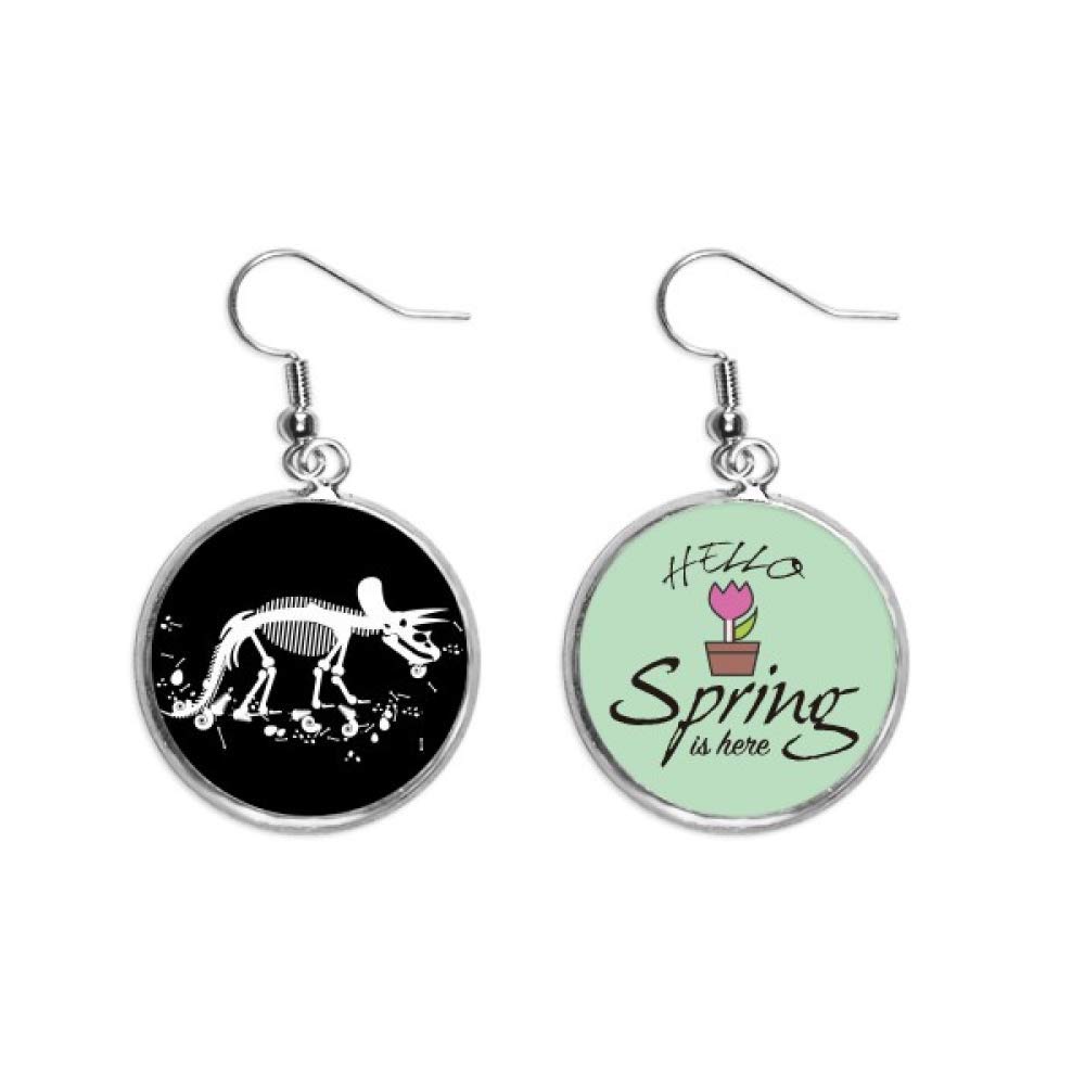 Pendientes de dinosaurio esculpidos con colgante decorativo de precisión 5