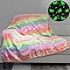 Situhaonan Einhorn Decke Glow In The Dark Kinder Kuscheldecke Flauschig MäDchen Geschenke 3 4 5 6 7 8 9 10 11 12 Jahre Geburtstag Couch Sofa üBerwurfdecke Fleecedecke Zimmer Deko Wolldecke