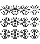 FOMIYES 150pcs Spider Web Halloween Cobweb Decor Halloween Scene Props Halloween Decoration Fake ...