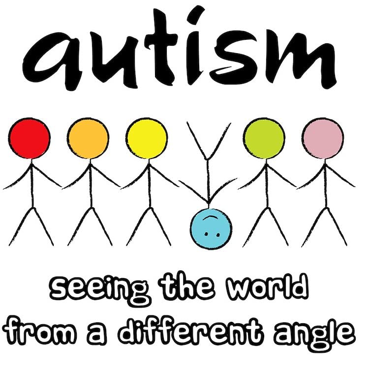 CafePress Autism Angle Square Sticker Square Bumper Sticker Car Decal