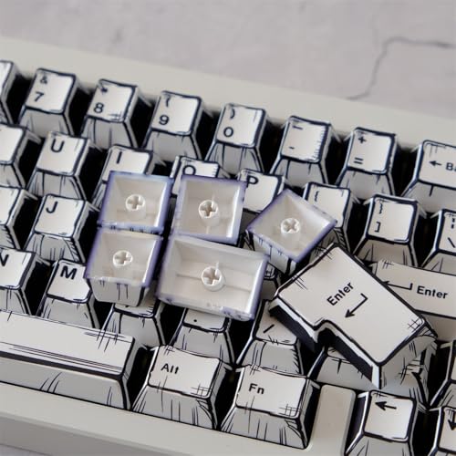 Teclas para teclado mecánico con sublimación térmica de altura original 4