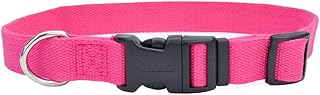 New Earth Soy - Adjustable Dog Collar, Fuchsia, 5/8" x 08"-12"