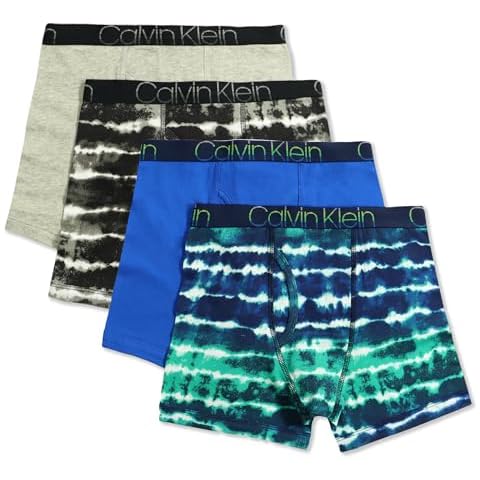 Calvin Klein Boys 4 Pack Boxer Briefs Cover