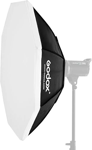 Godox SB-BW 47 pulgadas Octágono Softbox Reflector para estudio de fotografía, flash estroboscópico Speedlite Speedlight (montaje Bowens) (47.2 in)