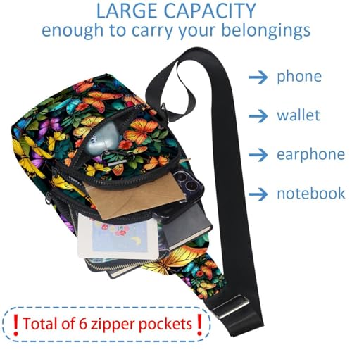 Mochila cruzada con correa ajustable que libera tus manos 5